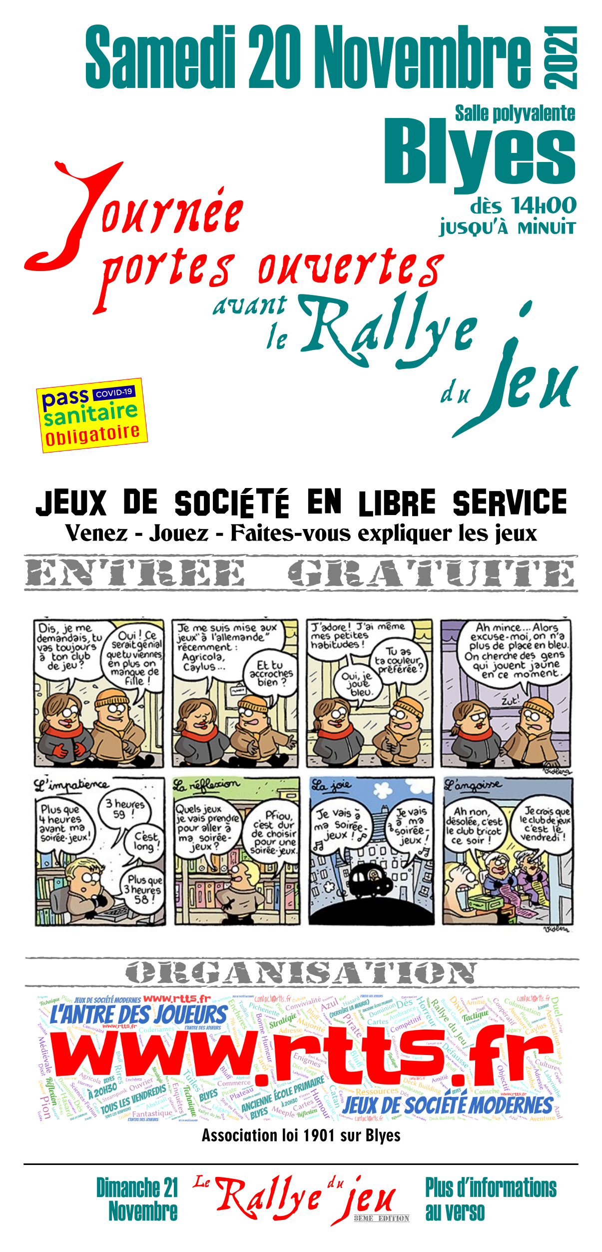 Flyer Journée portes ouvertes du 20 Novembre 2021